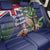 British Virgin Islands Back Car Seat Cover Two Turtle Doves Tropical Flowers