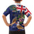 Personalised British Virgin Islands Family Matching Puletasi and Hawaiian Shirt Two Turtle Doves Tropical Flowers