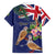 Personalised British Virgin Islands Hawaiian Shirt Two Turtle Doves Tropical Flowers