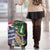 British Virgin Islands Luggage Cover Two Turtle Doves Tropical Flowers