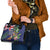British Virgin Islands Shoulder Handbag Two Turtle Doves Tropical Flowers