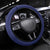British Virgin Islands Steering Wheel Cover Two Turtle Doves Tropical Flowers