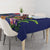 British Virgin Islands Tablecloth Two Turtle Doves Tropical Flowers