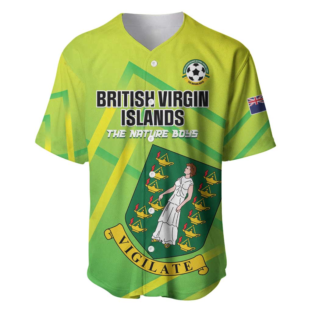 Custom British Virgin Islands Football Baseball Jersey Come On The Nature Boys