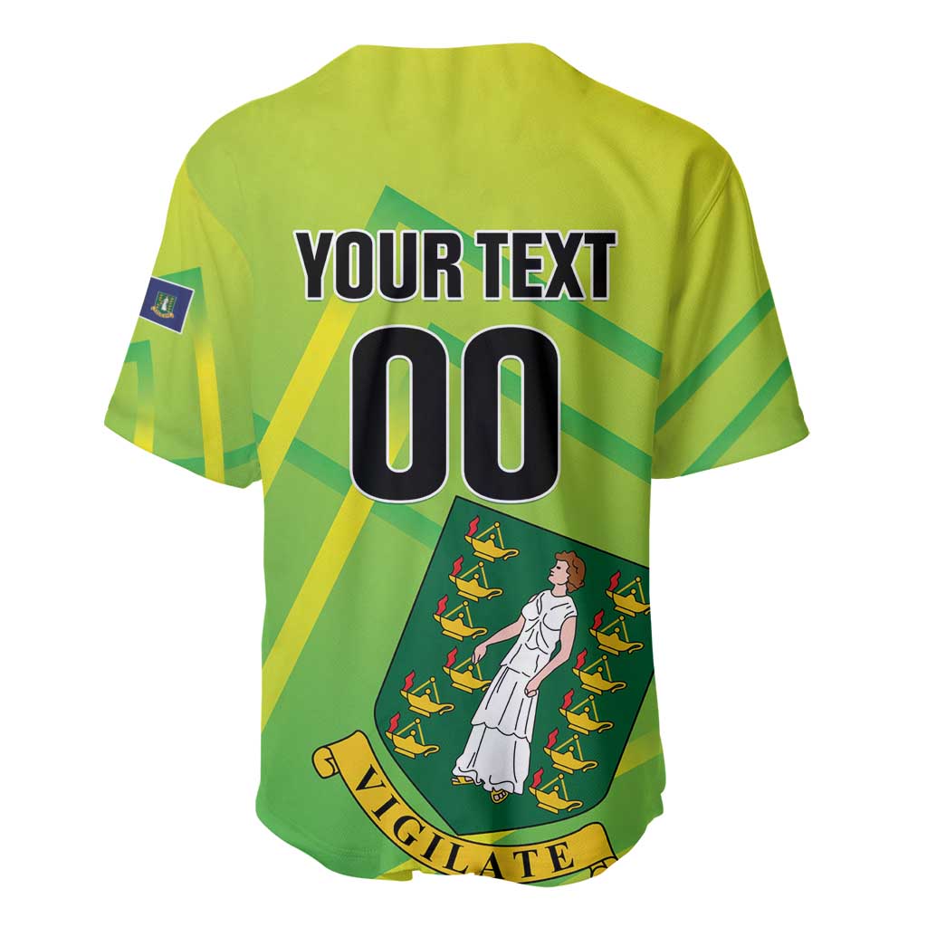 Custom British Virgin Islands Football Baseball Jersey Come On The Nature Boys