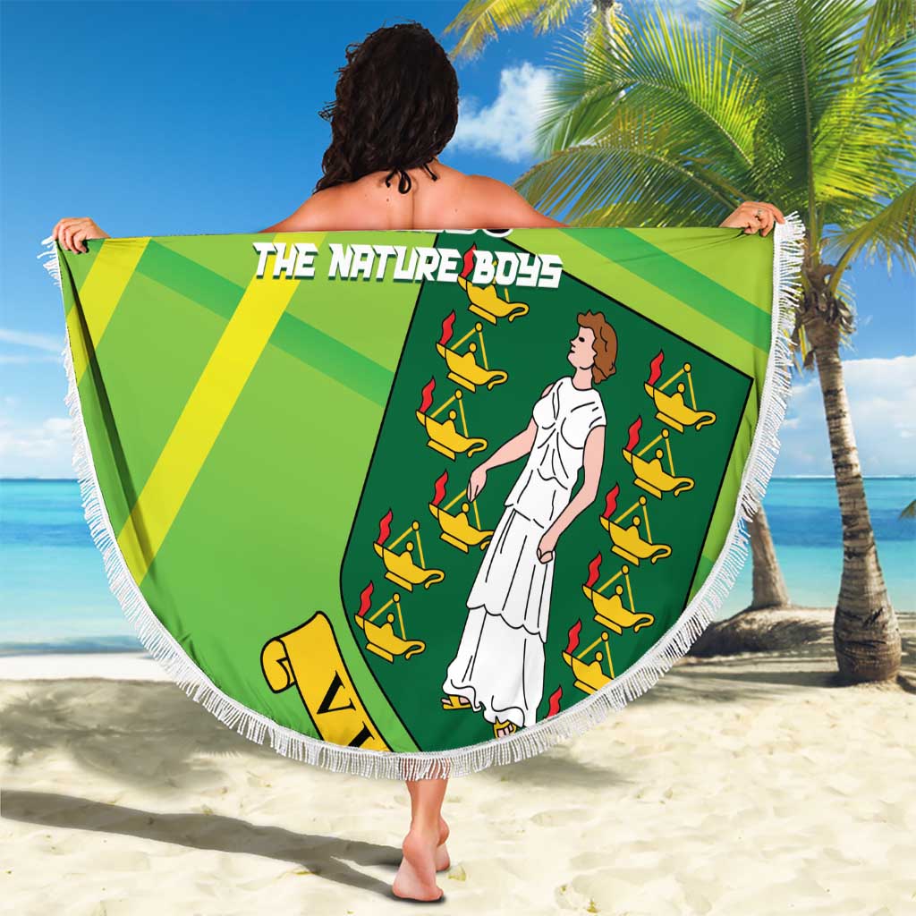British Virgin Islands Football Beach Blanket Come On The Nature Boys