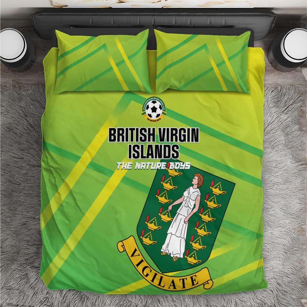 British Virgin Islands Football Bedding Set Come On The Nature Boys