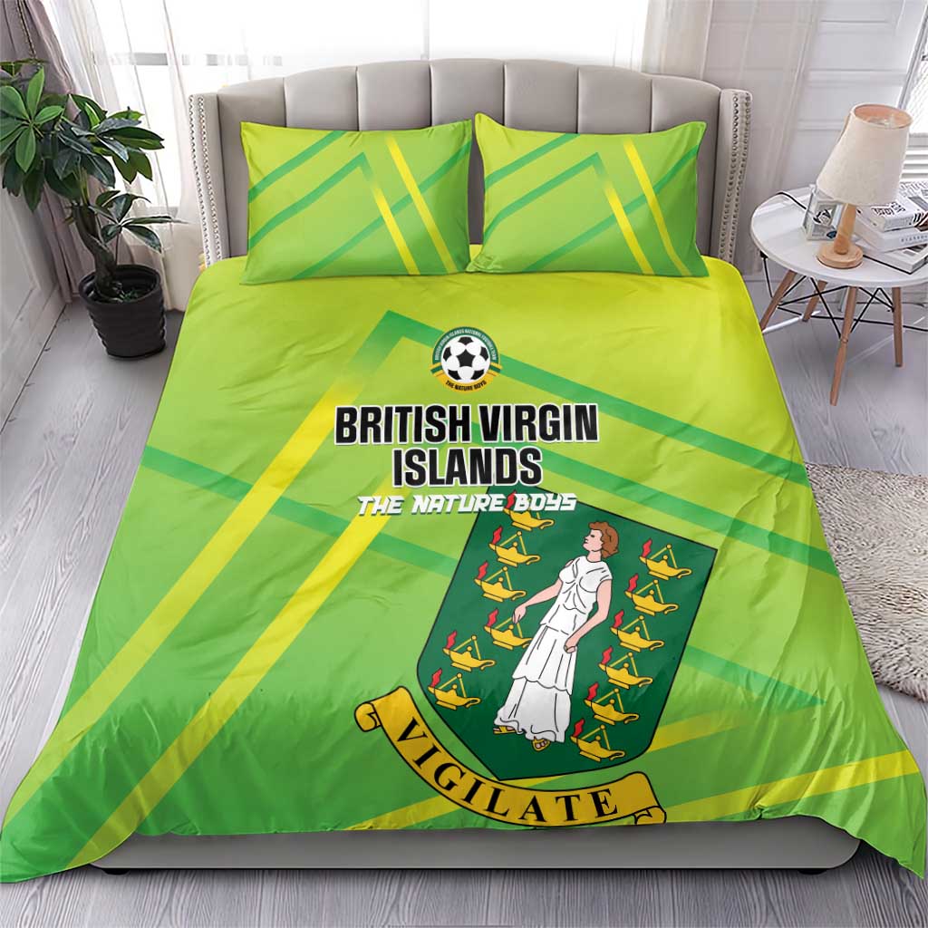 British Virgin Islands Football Bedding Set Come On The Nature Boys