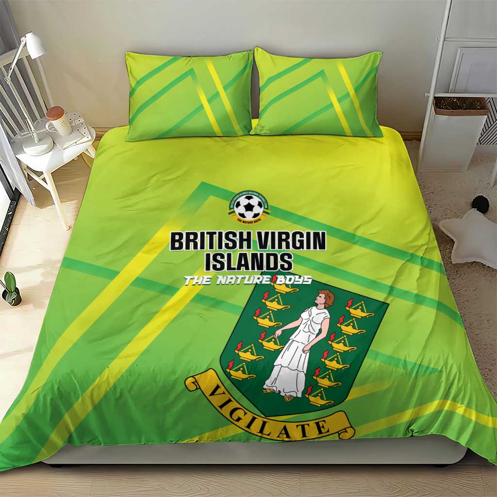 British Virgin Islands Football Bedding Set Come On The Nature Boys