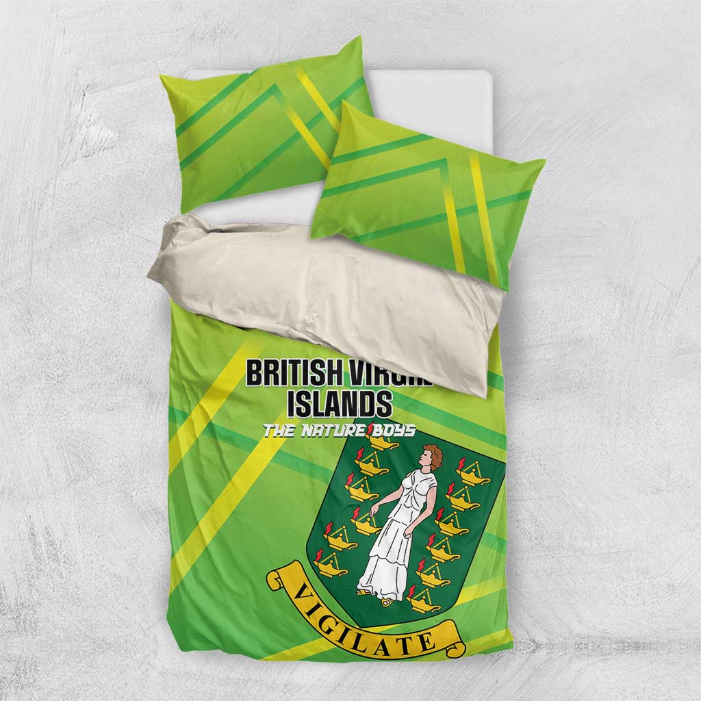 British Virgin Islands Football Bedding Set Come On The Nature Boys