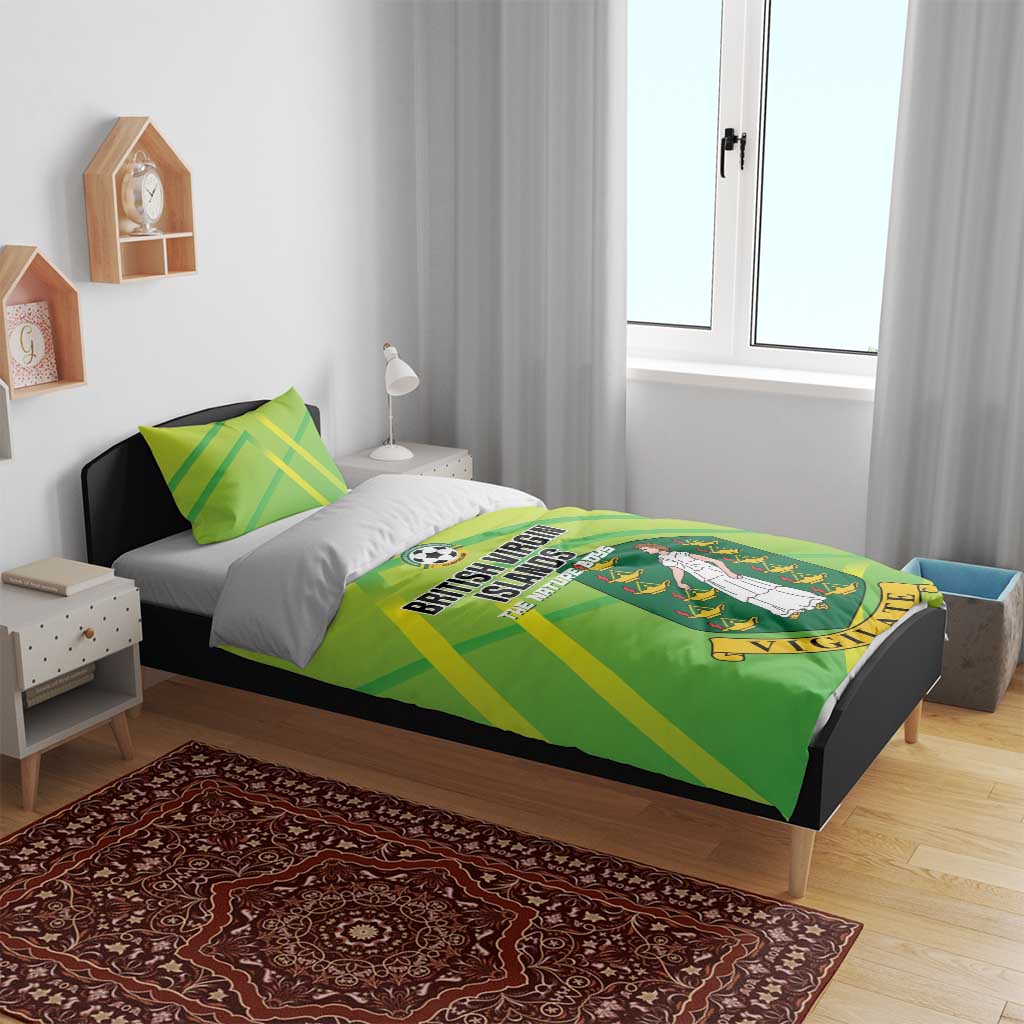 British Virgin Islands Football Bedding Set Come On The Nature Boys