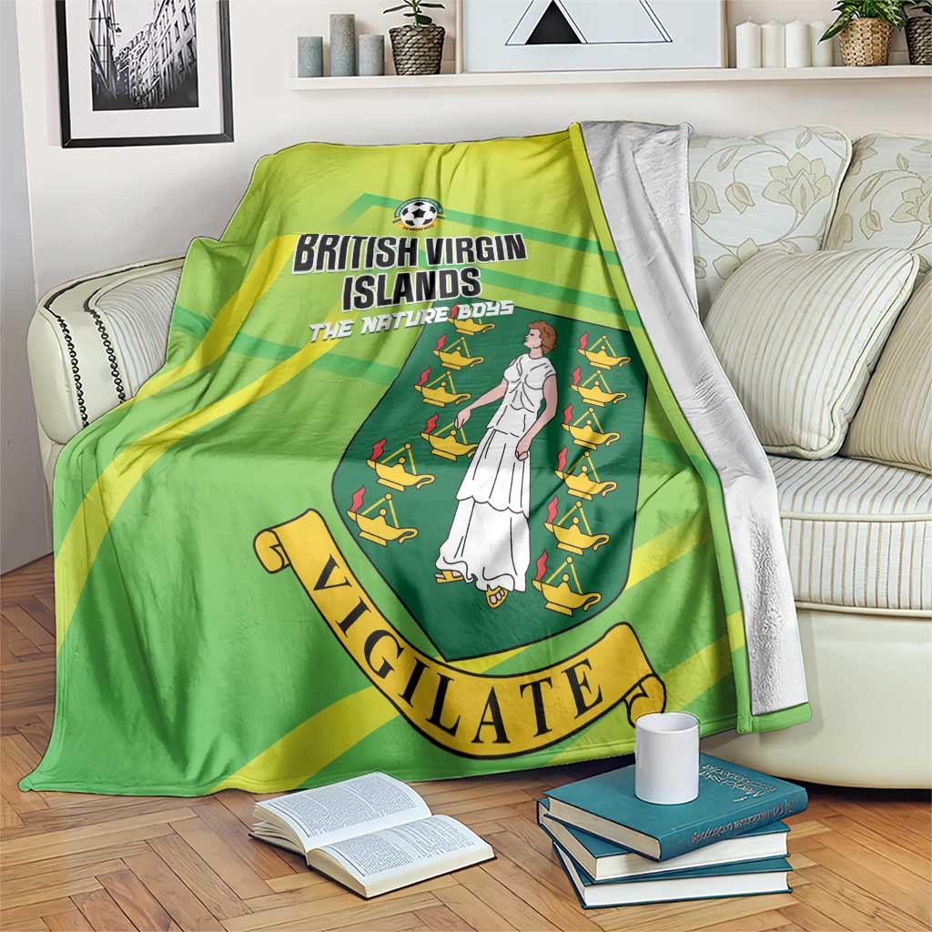 British Virgin Islands Football Blanket Come On The Nature Boys