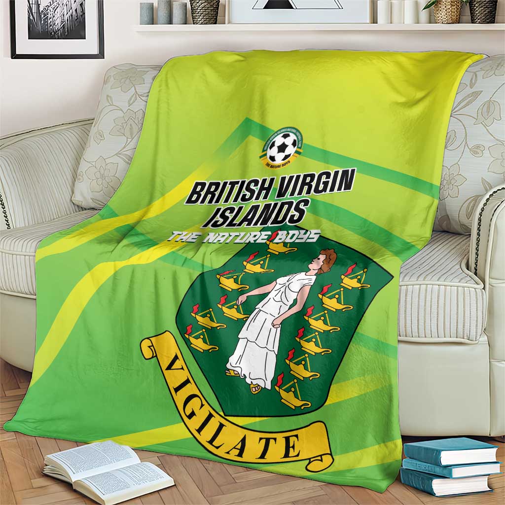 British Virgin Islands Football Blanket Come On The Nature Boys