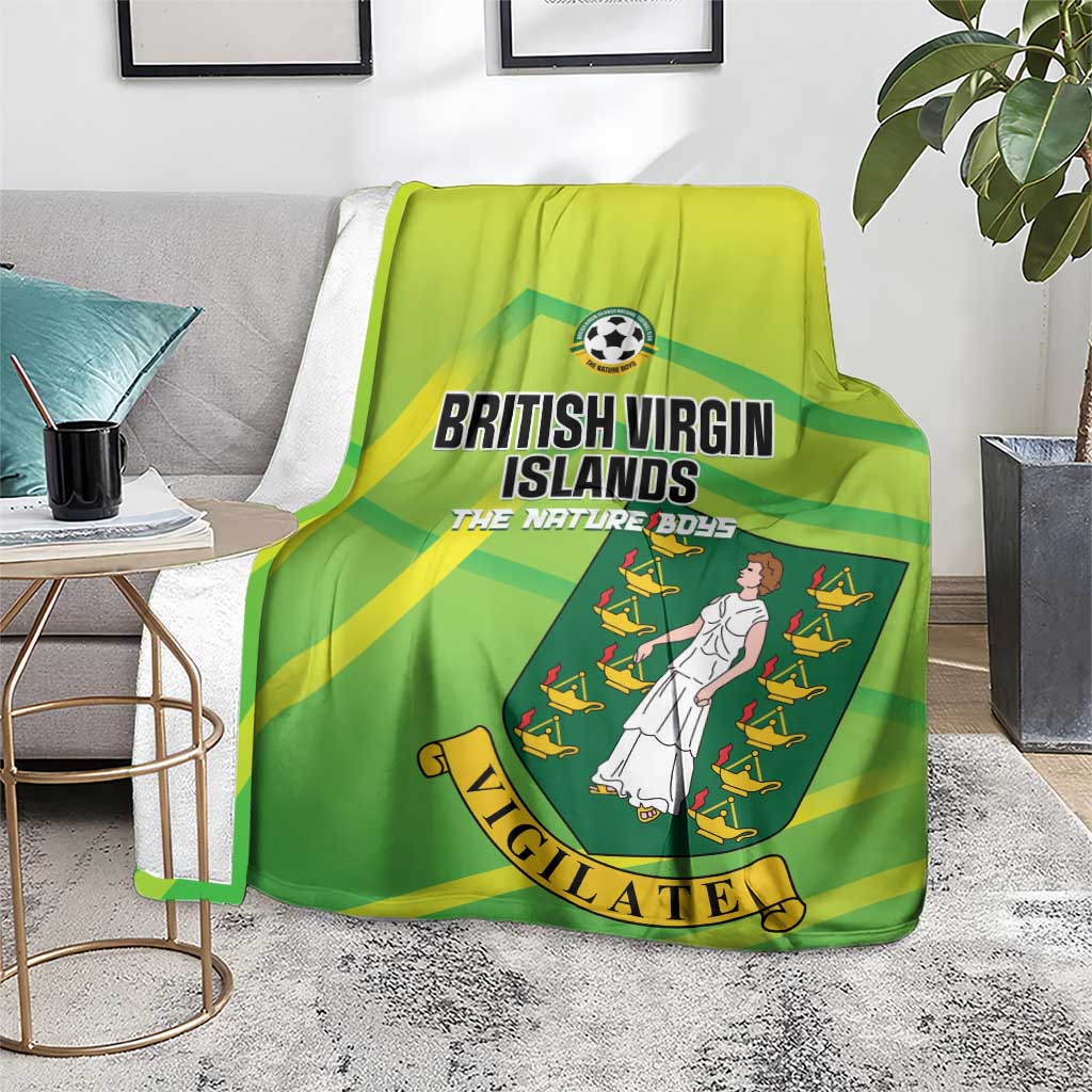British Virgin Islands Football Blanket Come On The Nature Boys