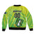 Custom British Virgin Islands Football Bomber Jacket Come On The Nature Boys