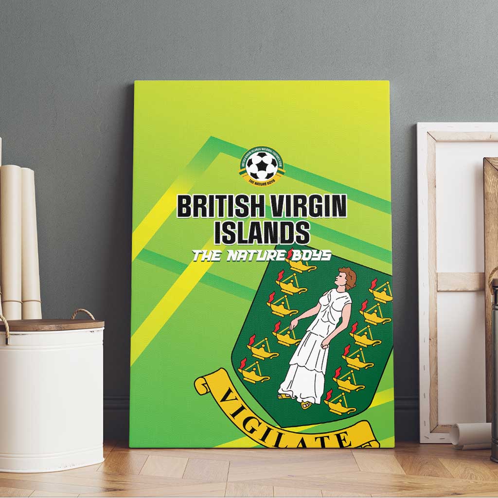 British Virgin Islands Football Canvas Wall Art Come On The Nature Boys