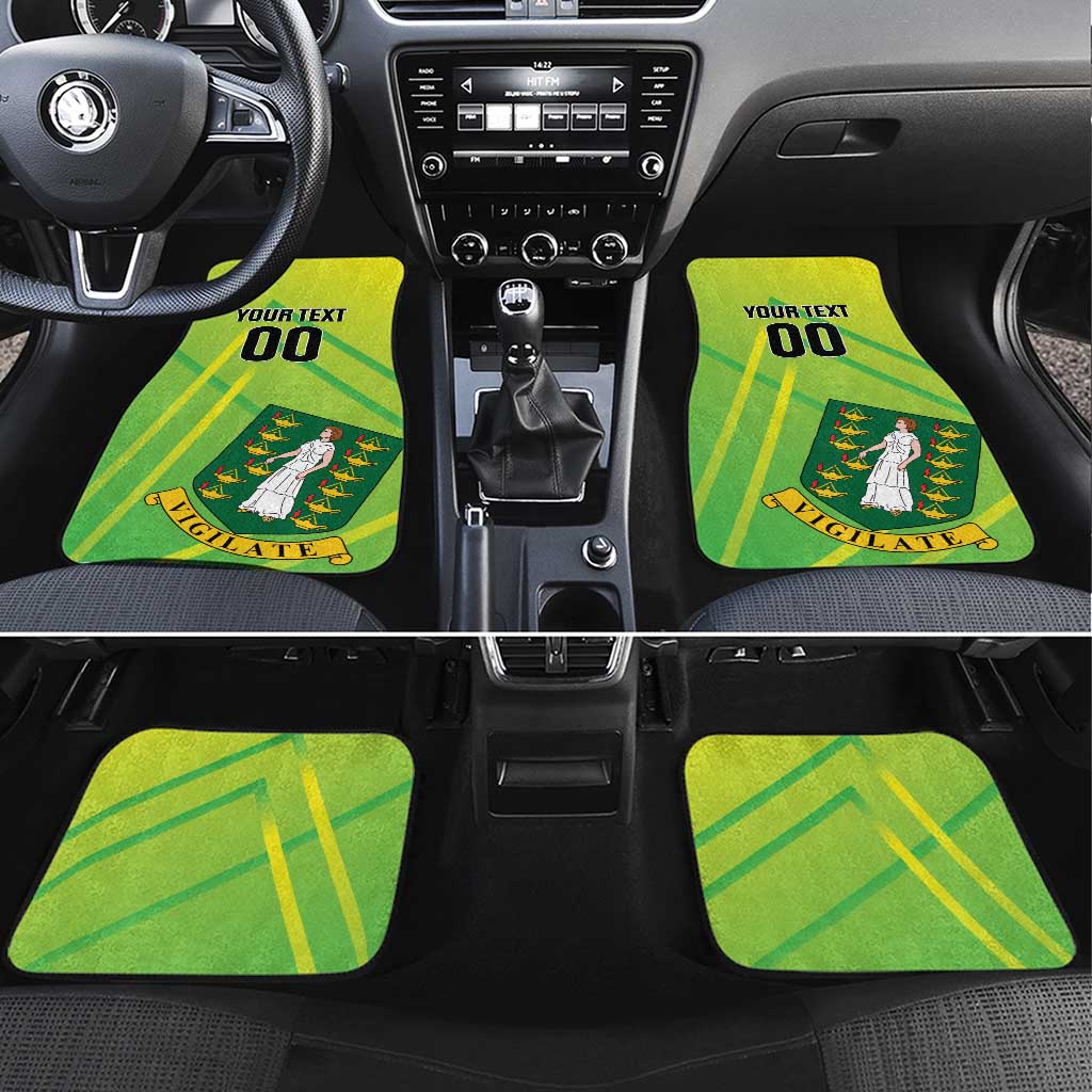 British Virgin Islands Football Car Mats Come On The Nature Boys