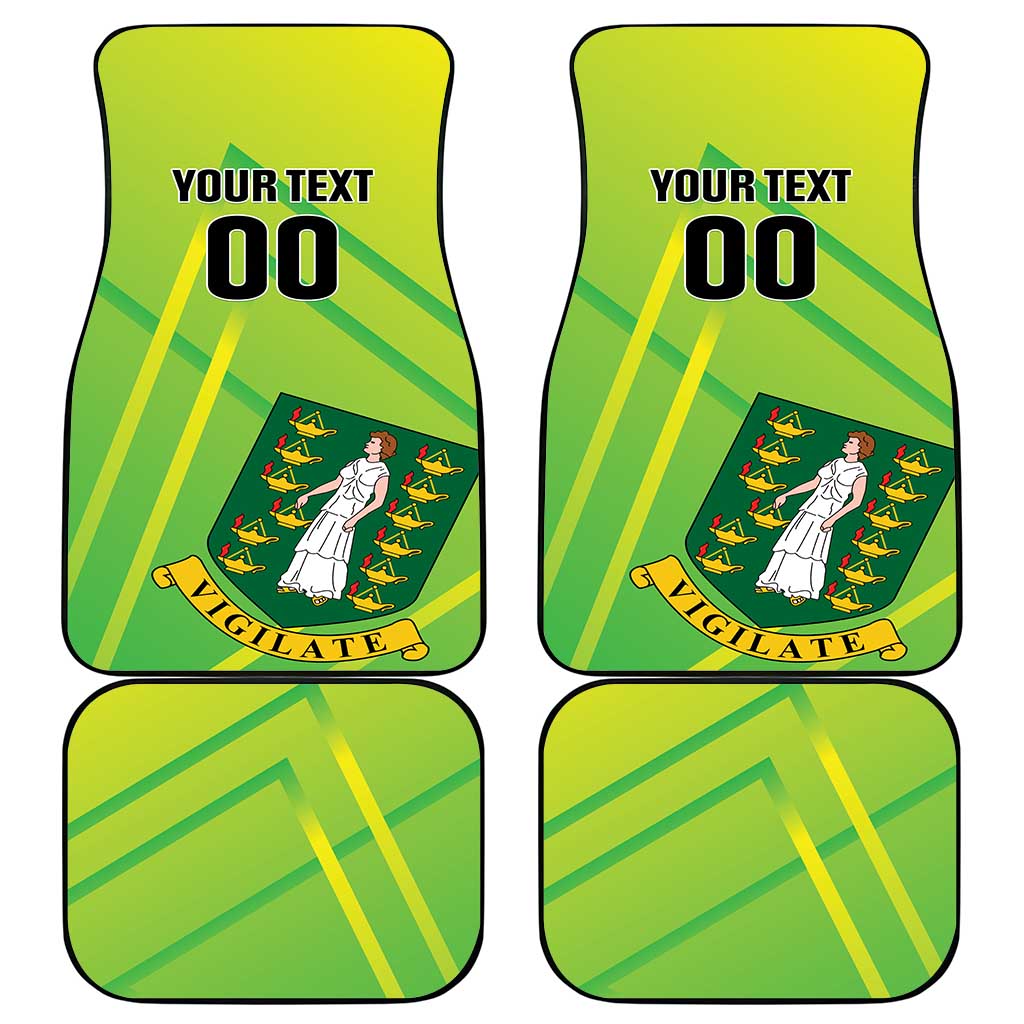 British Virgin Islands Football Car Mats Come On The Nature Boys