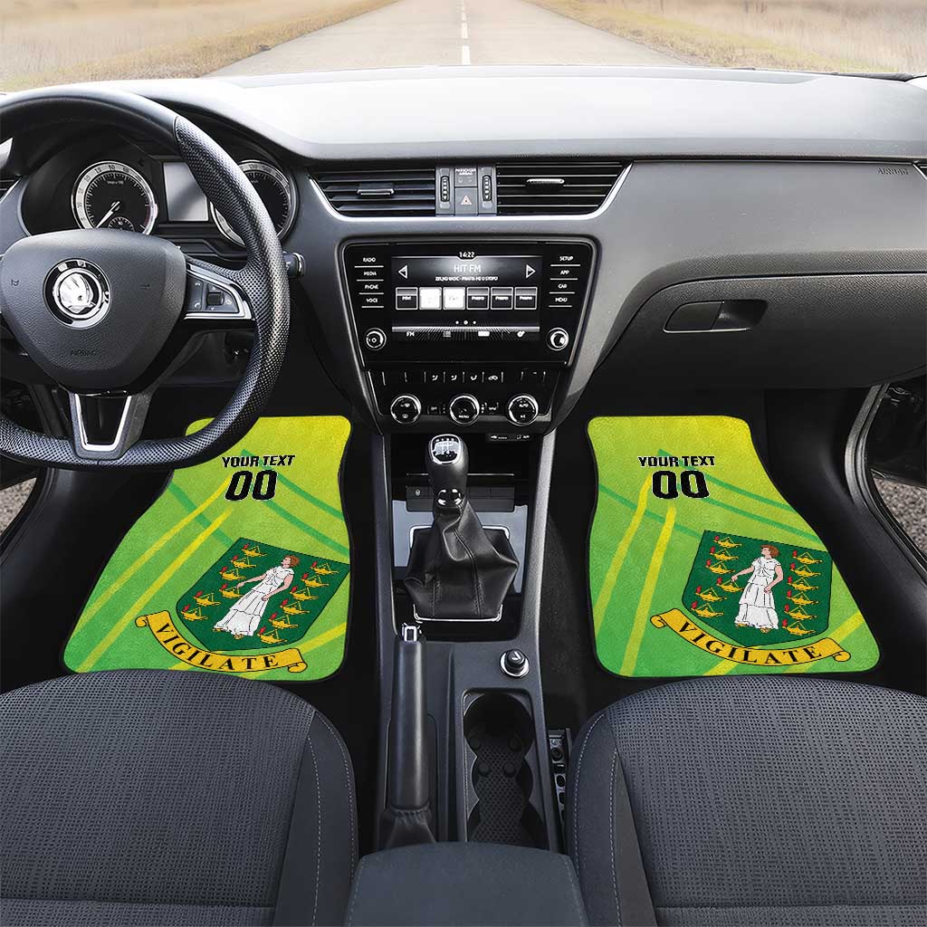 British Virgin Islands Football Car Mats Come On The Nature Boys