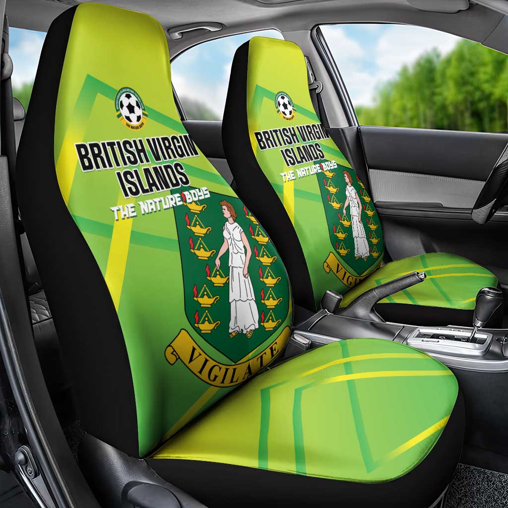 British Virgin Islands Football Car Seat Cover Come On The Nature Boys