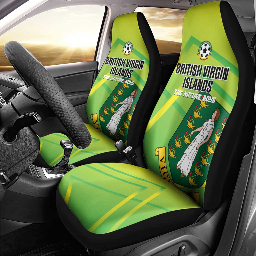 British Virgin Islands Football Car Seat Cover Come On The Nature Boys