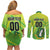 Custom British Virgin Islands Football Couples Matching Off Shoulder Short Dress and Long Sleeve Button Shirt Come On The Nature Boys