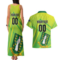 Custom British Virgin Islands Football Couples Matching Tank Maxi Dress and Hawaiian Shirt Come On The Nature Boys