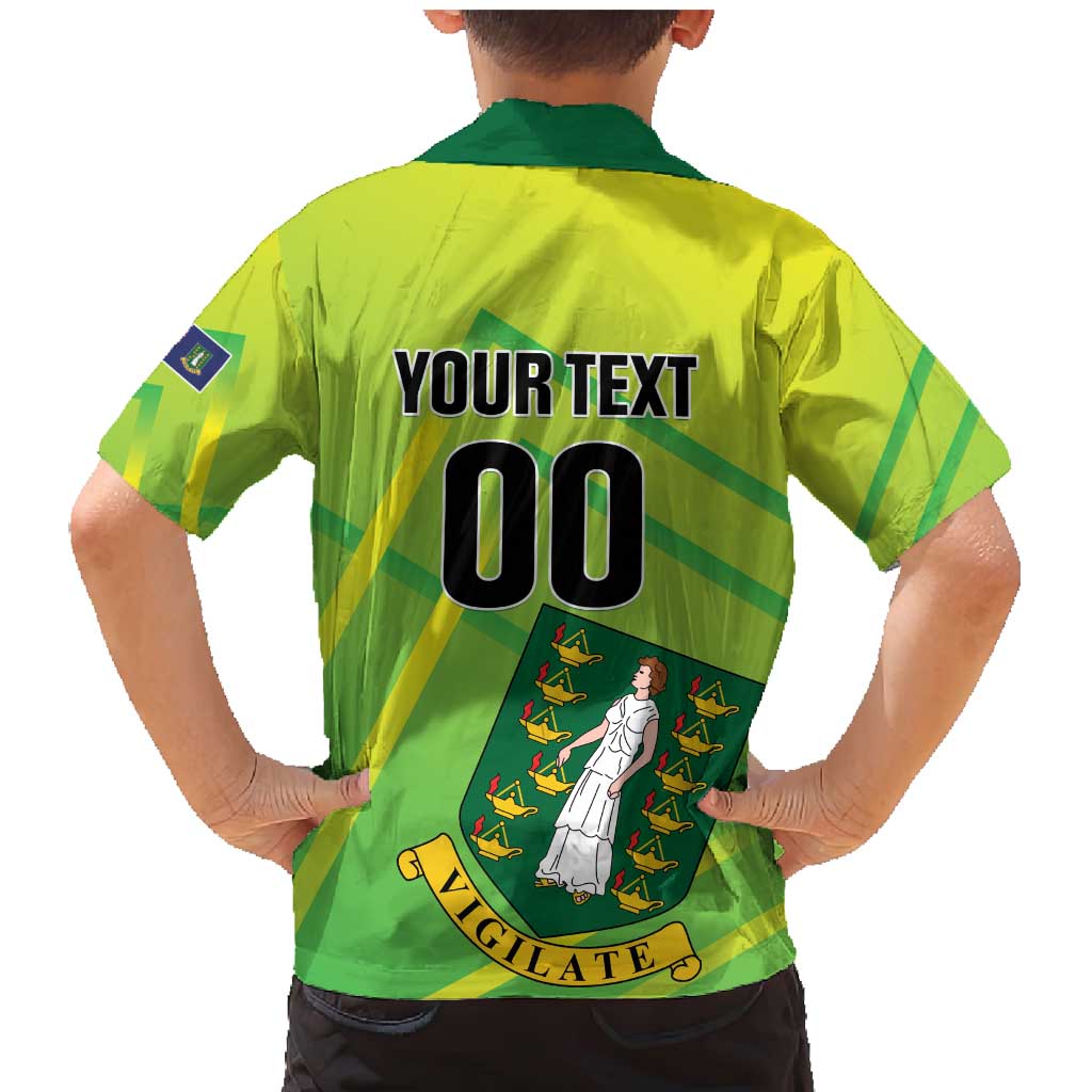 Custom British Virgin Islands Football Family Matching Mermaid Dress and Hawaiian Shirt Come On The Nature Boys