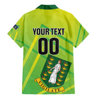 Custom British Virgin Islands Football Family Matching Mermaid Dress and Hawaiian Shirt Come On The Nature Boys