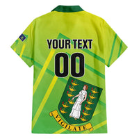 Custom British Virgin Islands Football Family Matching Puletasi and Hawaiian Shirt Come On The Nature Boys