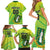 Custom British Virgin Islands Football Family Matching Short Sleeve Bodycon Dress and Hawaiian Shirt Come On The Nature Boys