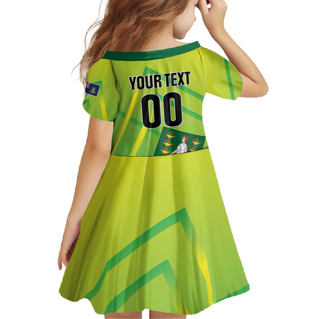 Custom British Virgin Islands Football Family Matching Summer Maxi Dress and Hawaiian Shirt Come On The Nature Boys