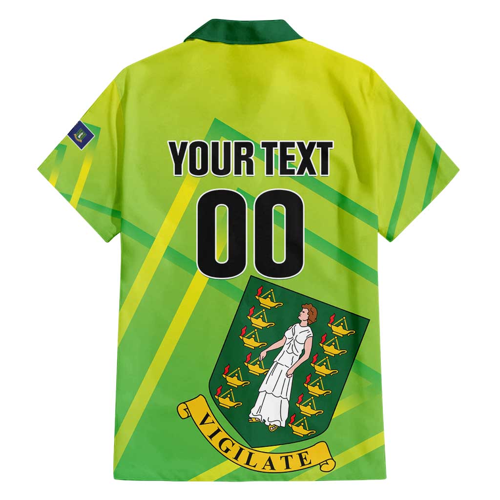 Custom British Virgin Islands Football Family Matching Tank Maxi Dress and Hawaiian Shirt Come On The Nature Boys