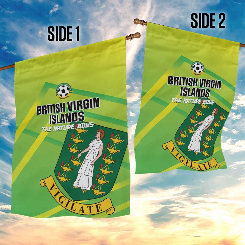 British Virgin Islands Football Garden Flag Come On The Nature Boys