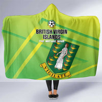 British Virgin Islands Football Hooded Blanket Come On The Nature Boys
