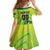 Custom British Virgin Islands Football Kid Short Sleeve Dress Come On The Nature Boys