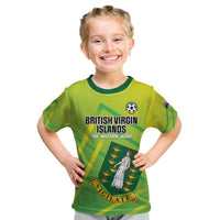 Custom British Virgin Islands Football Kid T Shirt Come On The Nature Boys