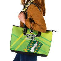 British Virgin Islands Football Leather Tote Bag Come On The Nature Boys