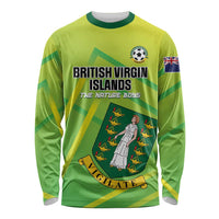 Custom British Virgin Islands Football Long Sleeve Shirt Come On The Nature Boys