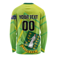 Custom British Virgin Islands Football Long Sleeve Shirt Come On The Nature Boys