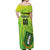 Custom British Virgin Islands Football Off Shoulder Maxi Dress Come On The Nature Boys