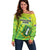Custom British Virgin Islands Football Off Shoulder Sweater Come On The Nature Boys