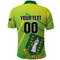 Custom British Virgin Islands Football Polo Shirt Come On The Nature Boys