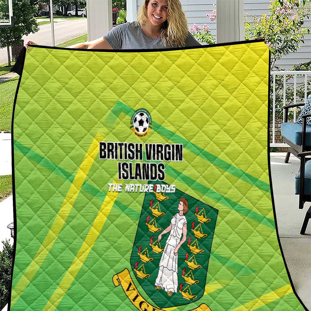 British Virgin Islands Football Quilt Come On The Nature Boys