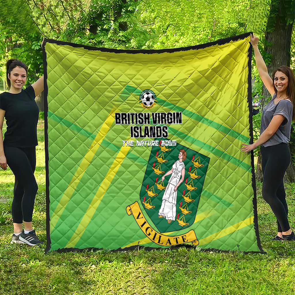 British Virgin Islands Football Quilt Come On The Nature Boys