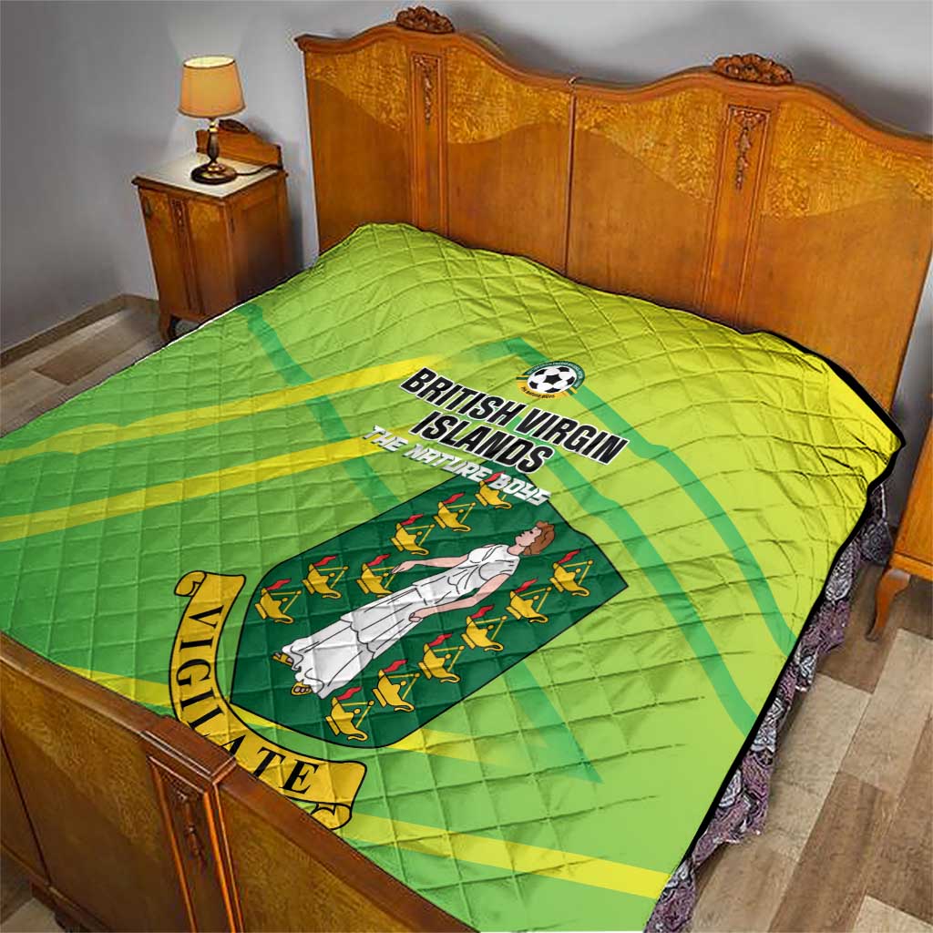 British Virgin Islands Football Quilt Come On The Nature Boys