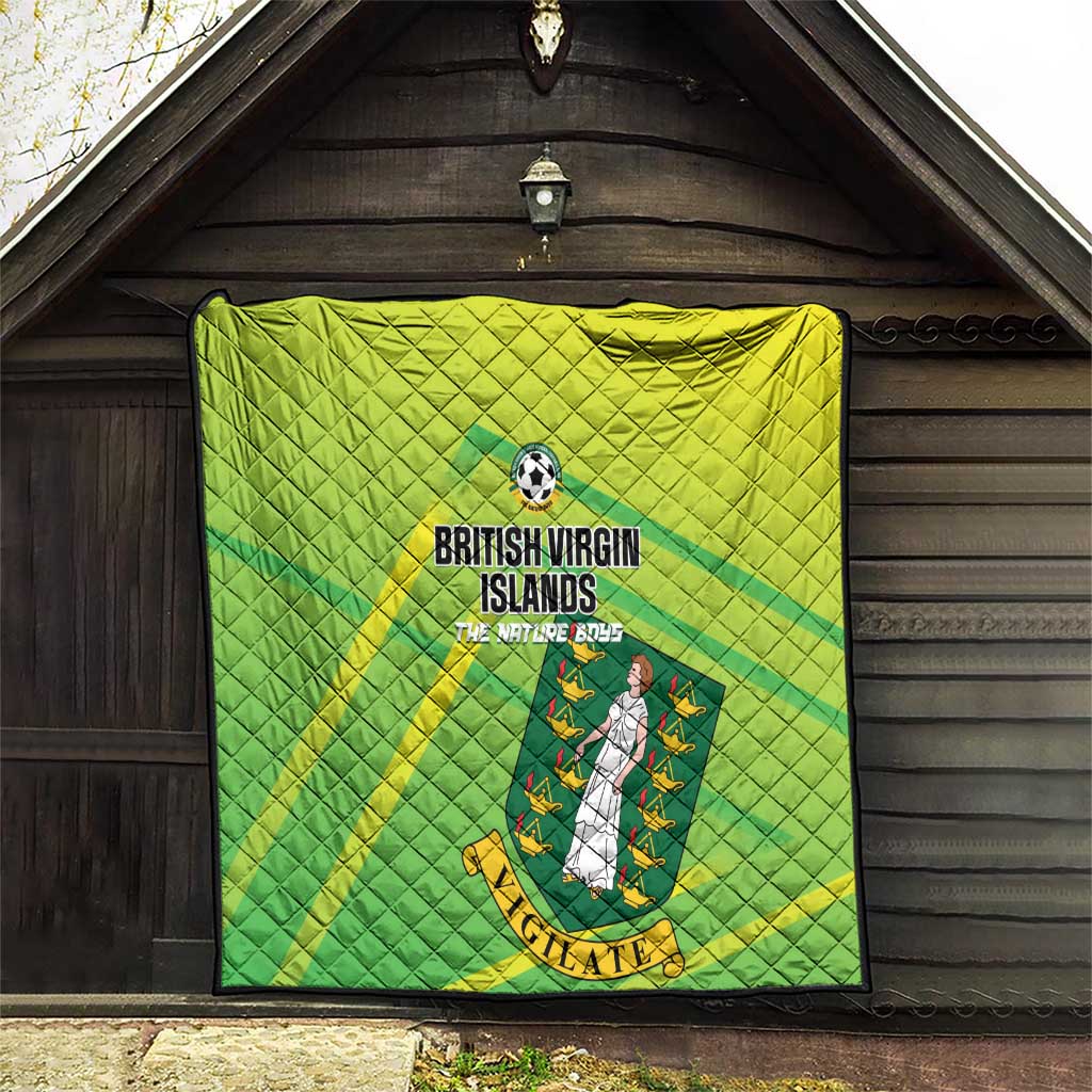 British Virgin Islands Football Quilt Come On The Nature Boys