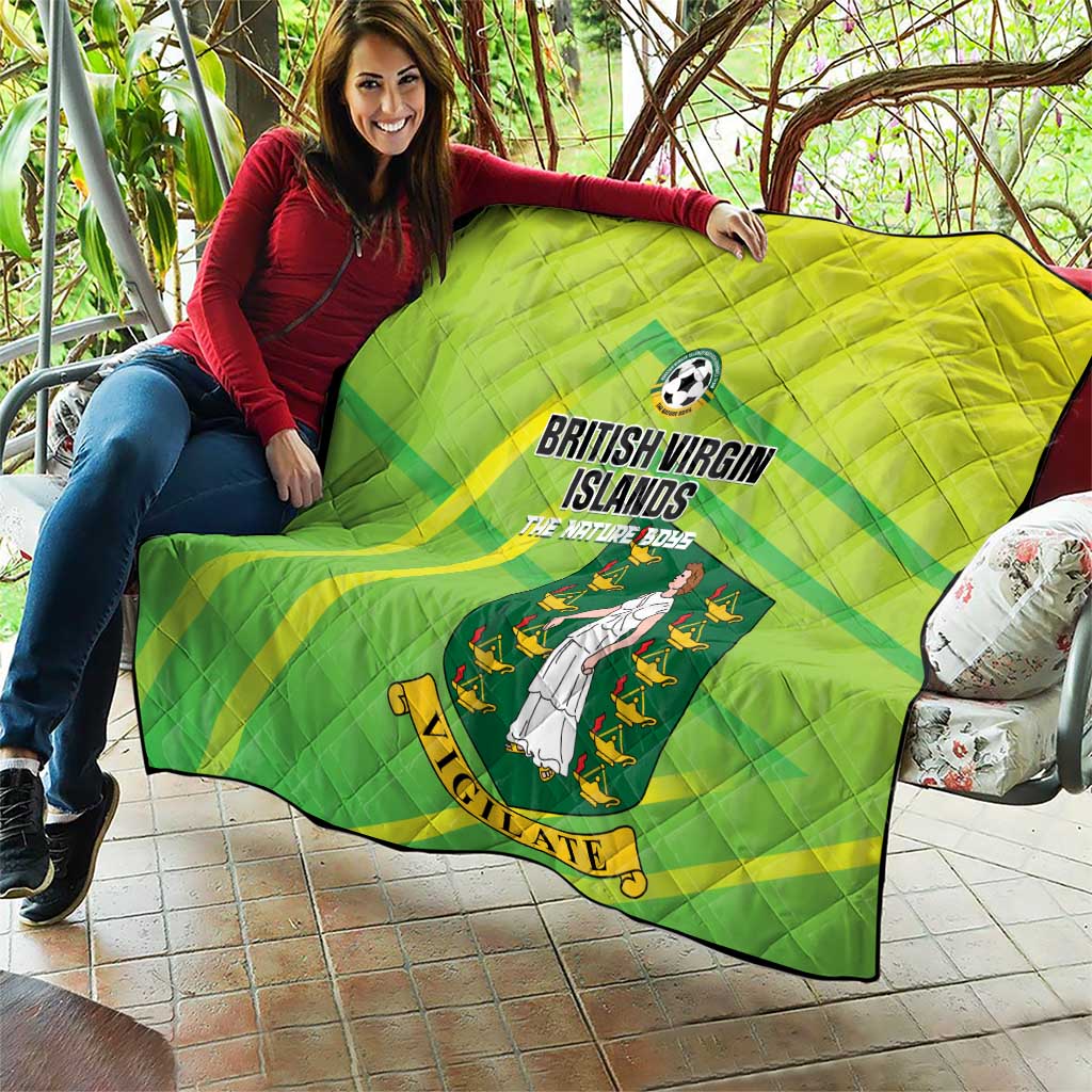 British Virgin Islands Football Quilt Come On The Nature Boys