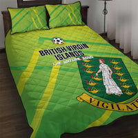 British Virgin Islands Football Quilt Bed Set Come On The Nature Boys