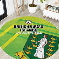 British Virgin Islands Football Round Carpet Come On The Nature Boys